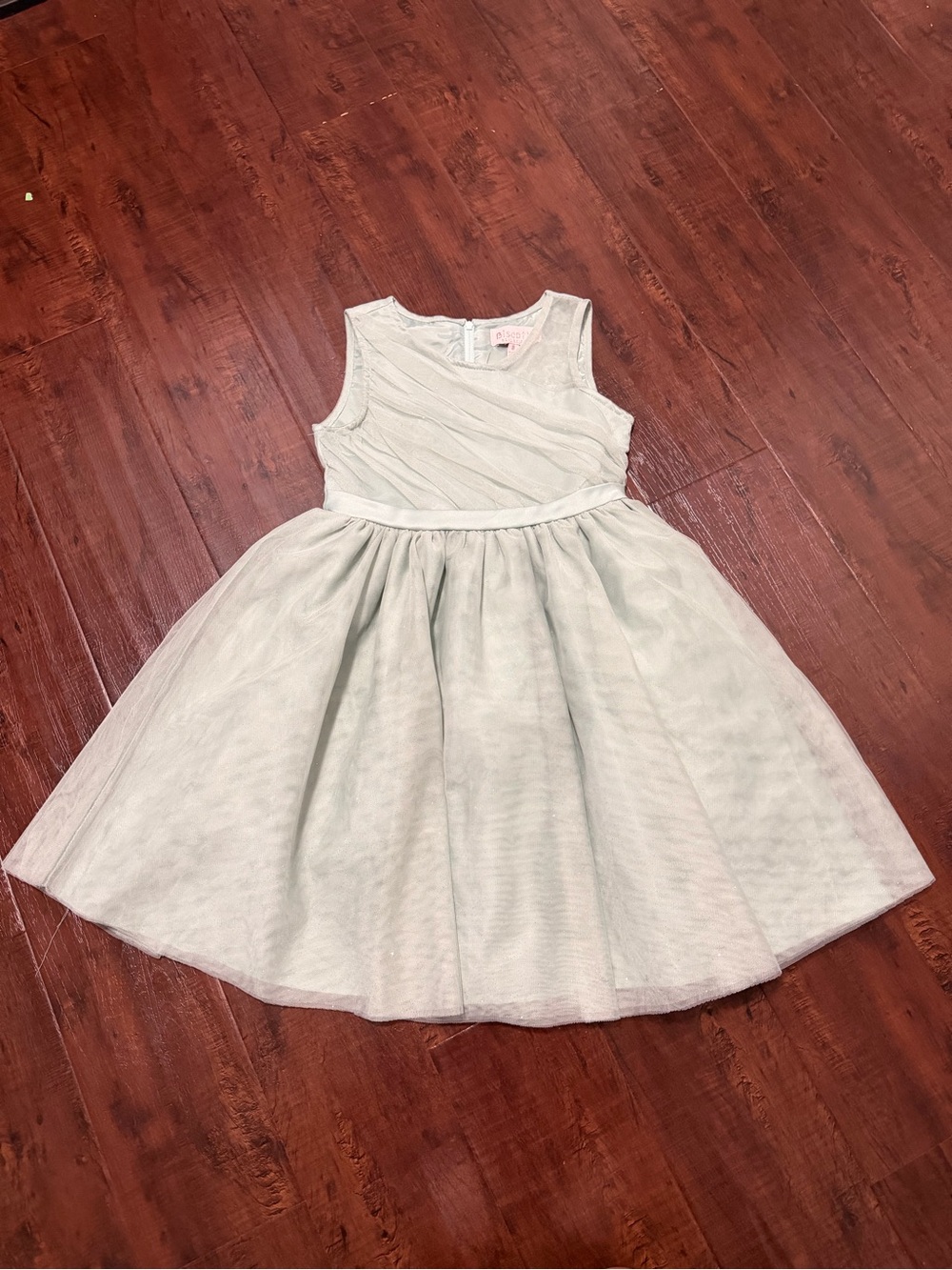 Biscotti Light Sage Tulle Party Dress